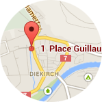 Plan d´accès Diekirch